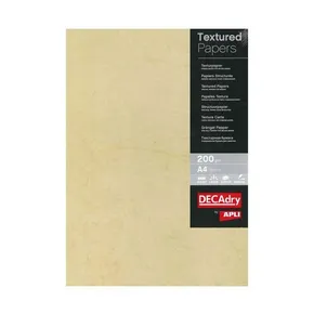 Strukturpapier, Havanna, A4, 200g, APLI [10 Blatt]
