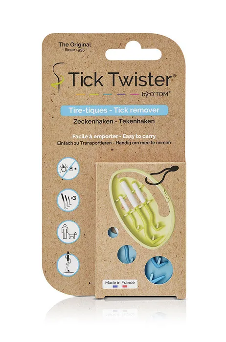 Hauptproduktbild Tick Twister ClipBox 3ks - vytahovač na klíšťata v pouzdře, plast/silikon