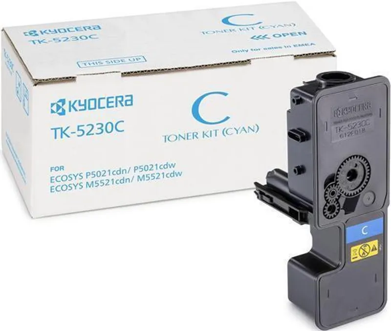 Hauptproduktbild TK5230 Toner pro M5521CDN, 5521CDW, P5021CDN, 5021CDW tiskárny, KYOCERA cyan, 2,6tis.stran
