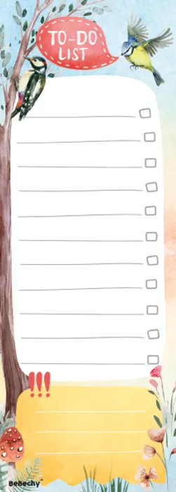 Hauptproduktbild To-Do List - Ptáčci