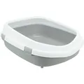 Weiteres Produktbild WC Primo XXL mit Rand, 56 x 25 x 71 cm, grau/weiß