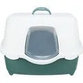 Weiteres Produktbild Katzentoilette DAVIO TOP, 56 x 39 x 39 cm, grün/weiß
