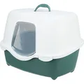 Katzentoilette DAVIO TOP, 56 x 39 x 39 cm, grün/weiß