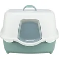 Weiteres Produktbild Katzentoilette DAVIO TOP, 56 x 39 x 39 cm, grün/weiß