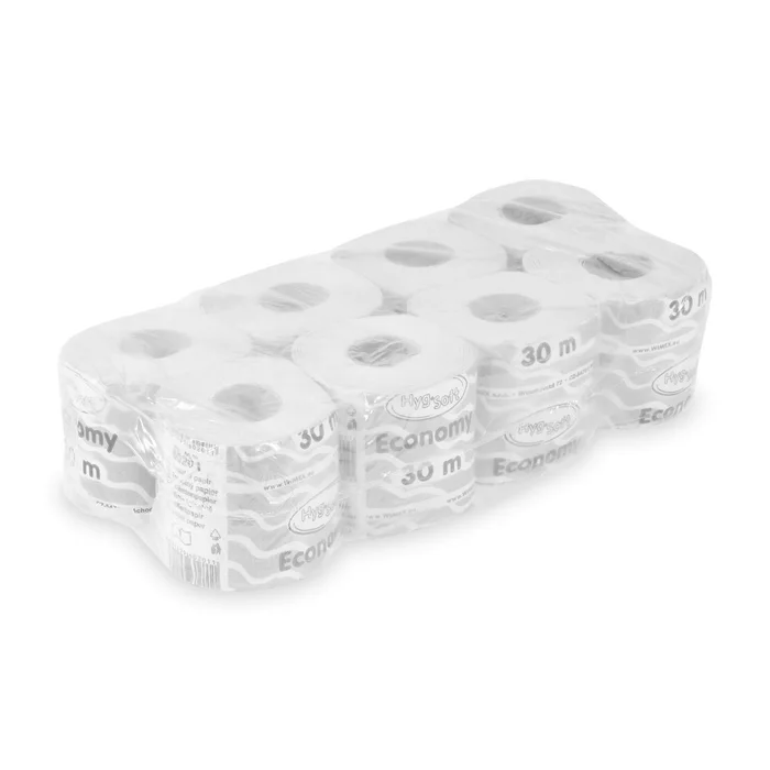 Hauptproduktbild Toaletní papír 1-vrstvý, průměr 10 cm, 30 m, natural [8 ks]