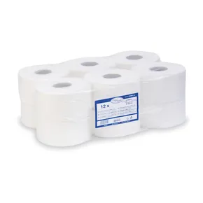 Toilettenpapier (Tissue) 2-lagig geprägt weiß `JUMBO` durchmesser 19cm 145m [1 St.]