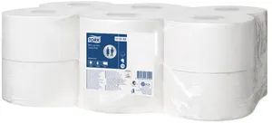 Toilettenpapier in Mini-Jumbo-Rolle Tork 110163 Advanced 1 Lage T2 [12 Stück]