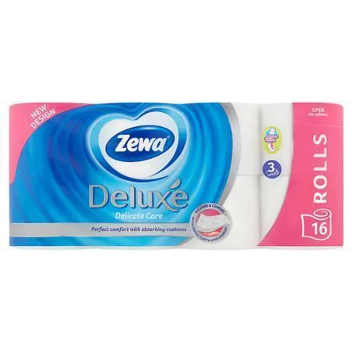 Hauptproduktbild Toaletní papír ZEWA Deluxe 3vrstvý bílý [16 rolí]