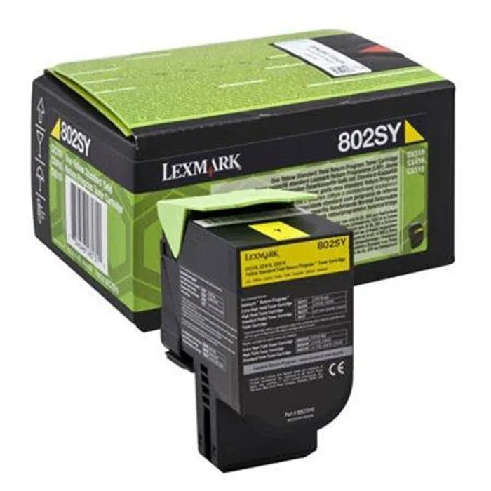 Hauptproduktbild Toner "80C20Y0", žlutá, pro CX310n/dn tiskárny, return, 2000, LEXMARK