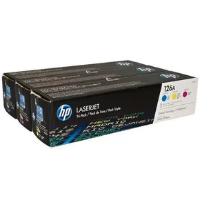 HP Original Toner CF341A, CMY, 1000S, HP 126A, HP LaserJet+, N, 900g, 3Stk, O