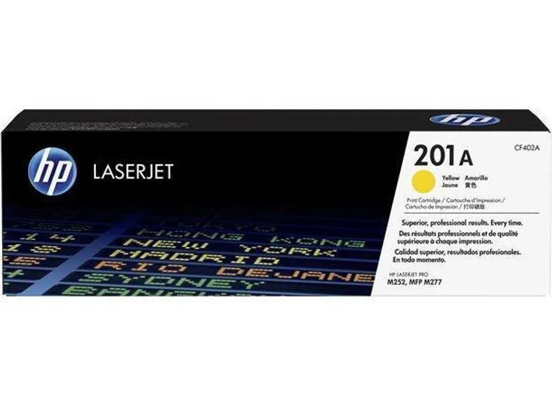 Hauptproduktbild Toner HP 201A, do tiskárny Color LaserJet Pro M252, M277, žlutá, 1,4k , HP