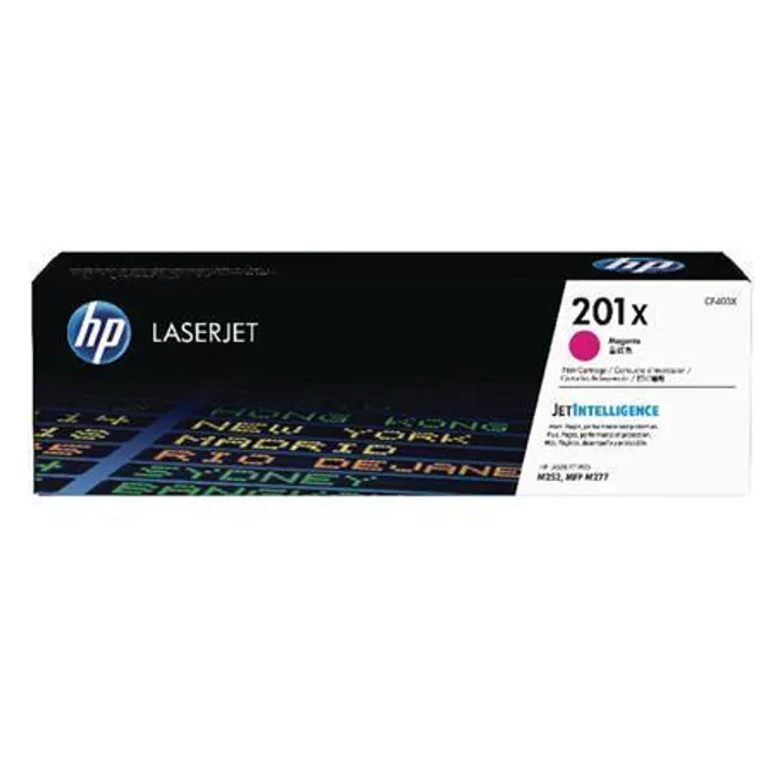Hauptproduktbild Toner HP 201X, do tiskárny Color LaserJet Pro M252, M277, purpurová, 2,3k , HP