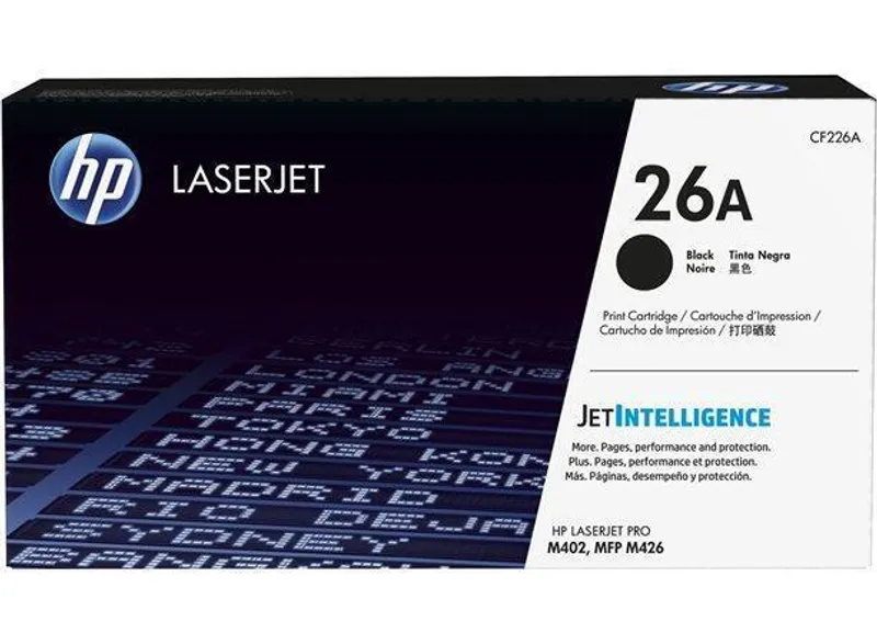 Hauptproduktbild Toner HP 26A, do tiskárny LaserJet Pro M402, 426, černá, 3,1k, HP