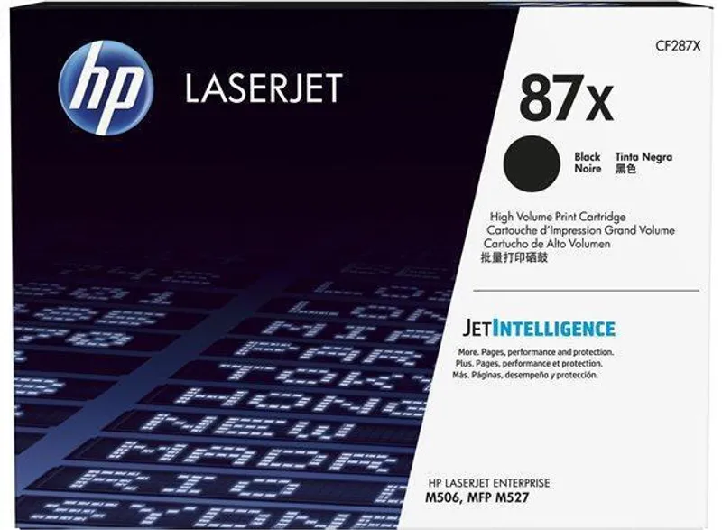 Hauptproduktbild Toner HP 87X, do tiskárny LaserJet M506, M527, černá, 18k, HP