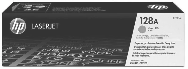 Hauptproduktbild Toner pro "Barevná LaserJet Pro CM1415, CP1525N" tiskárny, HP "CE321A" Cyan, 1,3 tis.stran