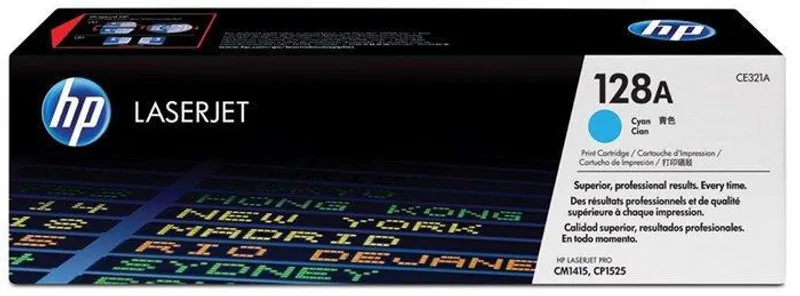 Hauptproduktbild Toner pro "Barevná LaserJet Pro CM1415, CP1525N" tiskárny, HP "CE321A" Cyan, 1,3 tis.stran