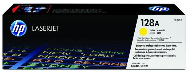 Hauptproduktbild Toner pro "Barevná LaserJet Pro CM1415, CP1525N" tiskárny, HP "CE322A" Žlutá, 1,3 tis.stra