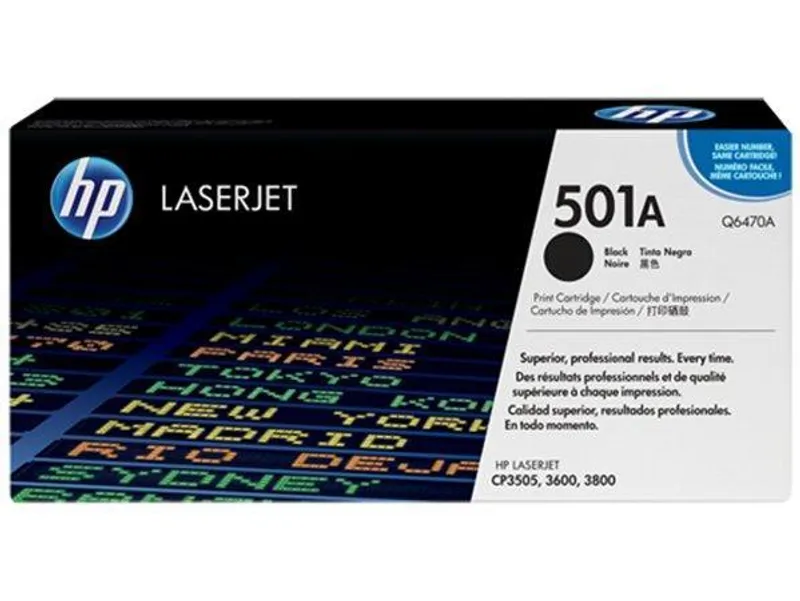Hauptproduktbild Toner pro "BarevnáLaserJet 3600, 3800, CP3505" tiskárny, HP "Q6470A" Černá, 6 tis.stran