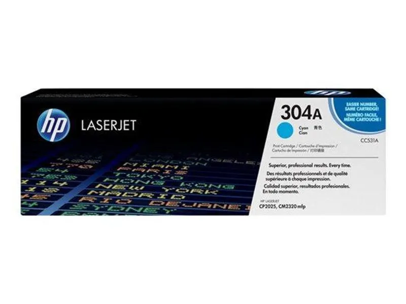 Hauptproduktbild Toner pro "BarevnáLaserJet CM2320fxi, 2320n" tiskárny, HP "CC531A" Cyan, 2,8 tis.stran