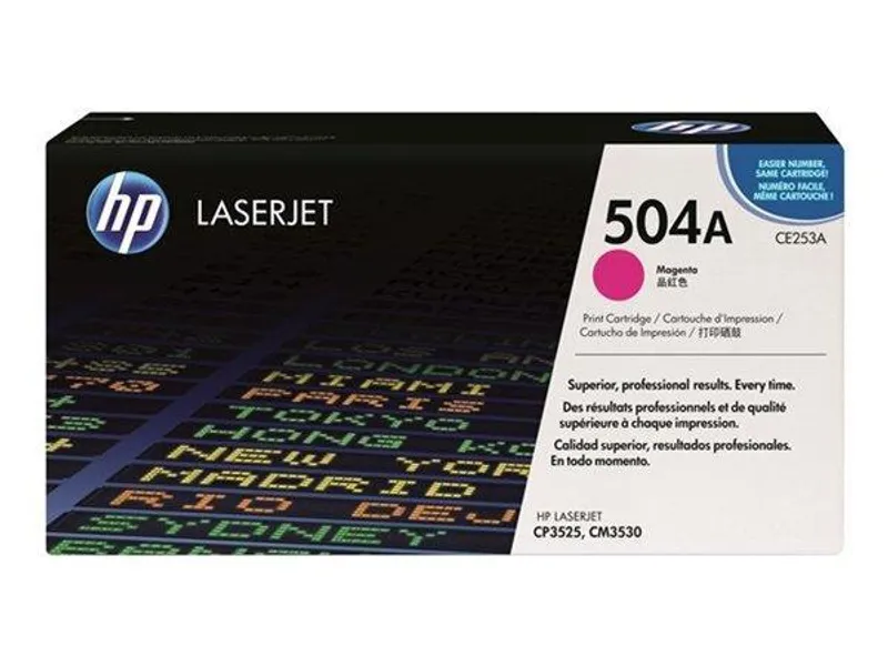 Hauptproduktbild Toner pro "BarevnáLaserJet CM3530, CP3525" tiskárny, HP "CE253A" Magenta, 7 tis.stran