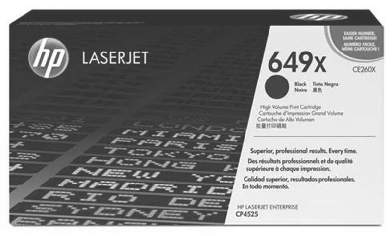 Hauptproduktbild Toner pro "BarevnáLaserJet CP4525" tiskárnu, HP "CE260X" Černá, 17 tis.stran