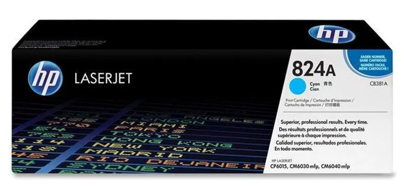 Hauptproduktbild Toner pro "BarevnáLaserJet CP6015, CM6040MFP" tiskárny, HP "CB381A" Cyan, 21 tis.stran