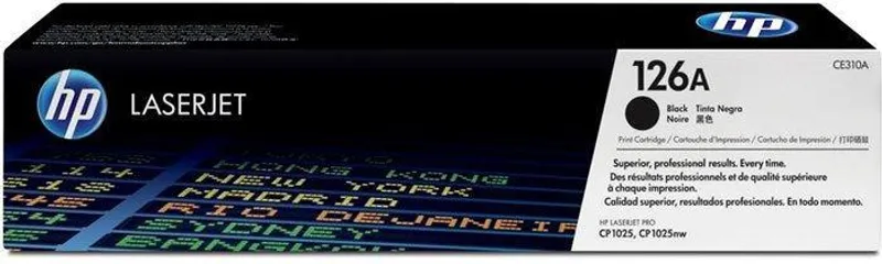 Hauptproduktbild Toner pro "BarevnáLaserJet Pro CP1025" tiskárnu, HP "CE310A" Černá, 1,2 tis.stran