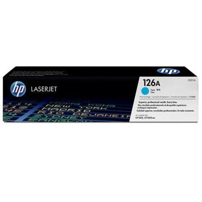 Hauptproduktbild Toner pro "BarevnáLaserJet Pro CP1025" tiskárnu, HP "CE311A" Cyan, 1 tis.stran