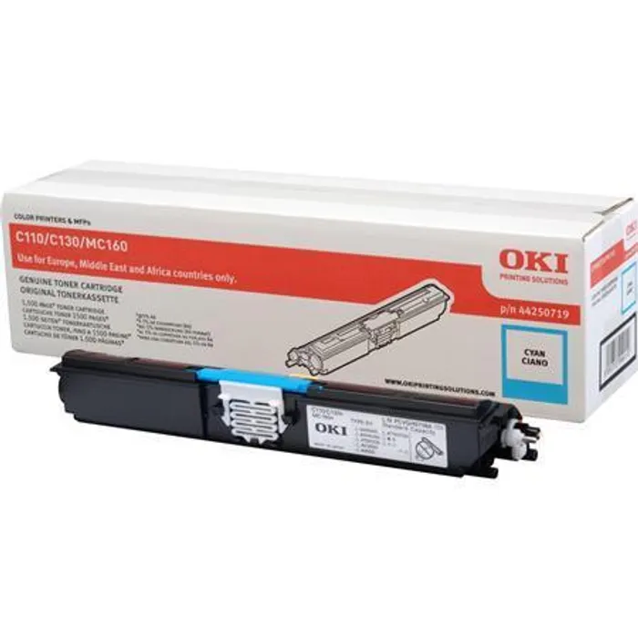 Hauptproduktbild Toner pro "C110/130" tiskárny, OKI Cyan, 1,5 tis.stran