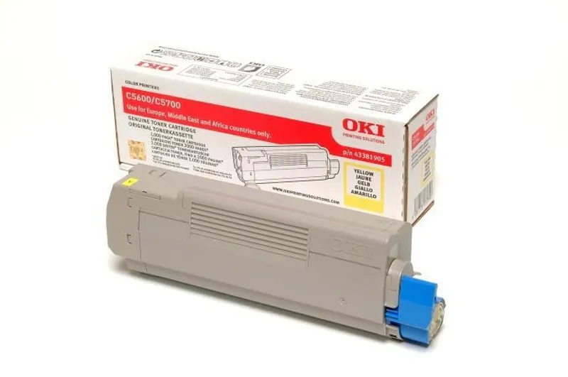 Hauptproduktbild Toner pro "C5600, 5700" tiskárny, OKI Žlutá, 2 tis.stran