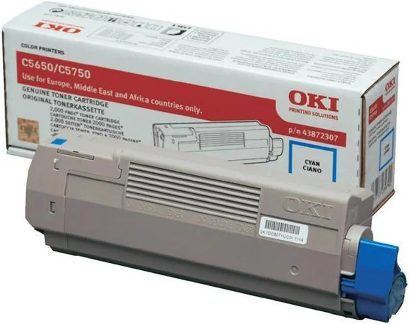 Hauptproduktbild Toner pro "C5650, 5750" tiskárny, OKI Cyan, 2 tis.stran