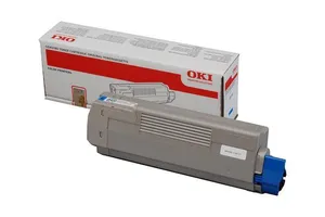 OKI Original Toner 44315307, cyan, 6000S, OKI C610, O
