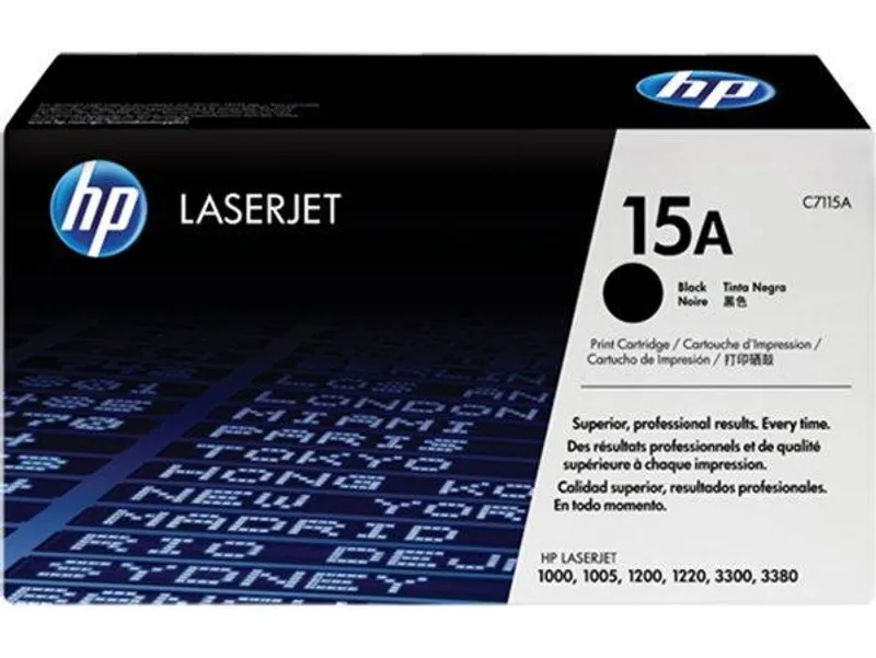 Hauptproduktbild Toner pro "LaserJet 1000w, 1005w, 1200" tiskárny, HP "C7115A" Černá, 2,5 tis.stran