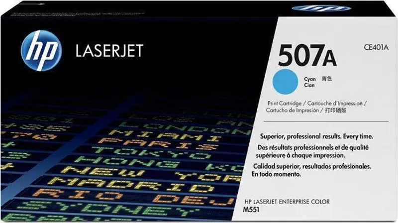 Hauptproduktbild Toner pro "LaserJet M551" tiskárnu, HP "CE401A" Cyan, 6 tis.stran