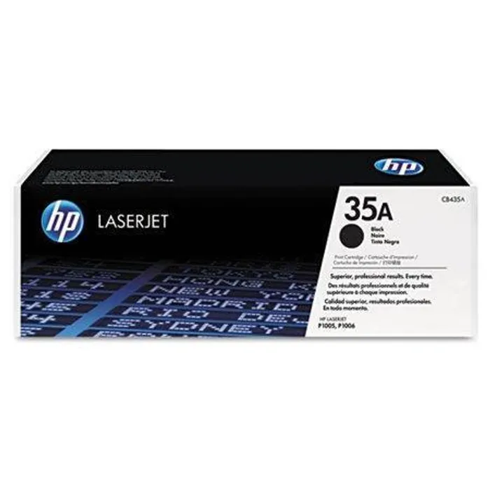 Hauptproduktbild Toner pro "LaserJet P1005, P1006" tiskárny, HP "CB435A" Černá, 1,5 tis.stran