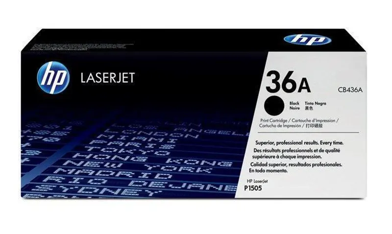 Hauptproduktbild Toner pro "LaserJet P1505, 1505n, M1522" tiskárny, HP "CB436A" Černá, 2 tis.stran