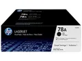 HP Original Toner CE278AD, black, 4200 (2x2100)S, HP 78A, HP LaserJet Pro P1566, M1536, dual pack, 2Stk, O
