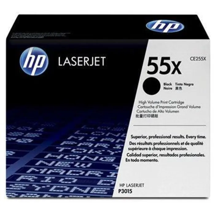 Hauptproduktbild Toner pro "LaserJet P3015" tiskárnu, HP "CE255X" Černá, 12,5 tis.stran