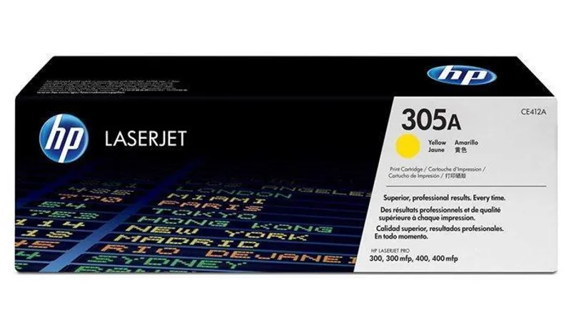 Hauptproduktbild Toner pro "LaserJet Pro 300 MFP M375" tiskárnu, HP "CE412A" Žlutá, 2,6 tis.stran