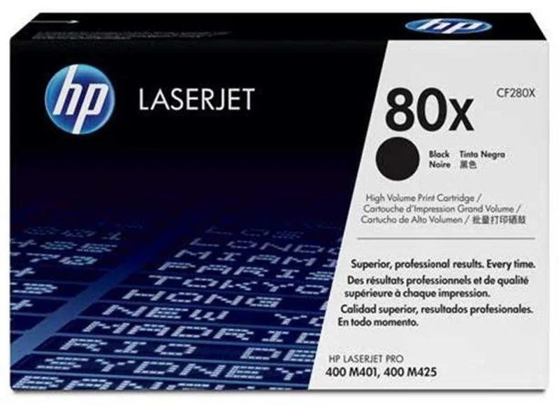 Hauptproduktbild Toner pro "LaserJet Pro 400 M401 series, M425" tiskárny, HP "CF280X" Černá, 6,9 tis.stran