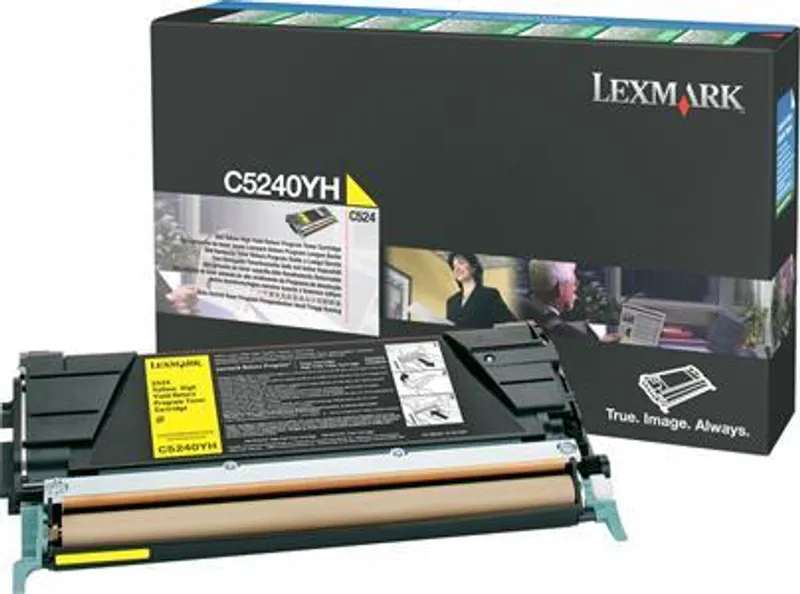 Hauptproduktbild Toner pro "Optra C524" tiskárnu, LEXMARK Žlutá, 5 tis.stran