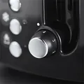 Toaster Textures Plus, schwarz, RUSSELL HOBBS