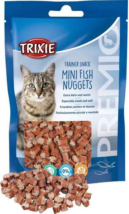 Hauptproduktbild Trainer Snack MINI NUGGETS s tuňákem,kuřecím a catnipem 50g