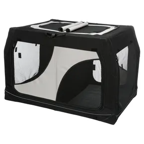 Transportnylon. Box Vario DOUBLE 91x60x61/57 cm schwarz-grau