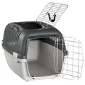 Weiteres Produktbild Transportbox CAPRI III aufklappbares Dach 40x38x61cm (max. 12kg) dunkelgrau/grau