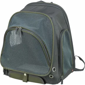 Transportrucksack LYLA, 34 x 22 x 42 cm, bis 8 kg, Nylon, grau/blau