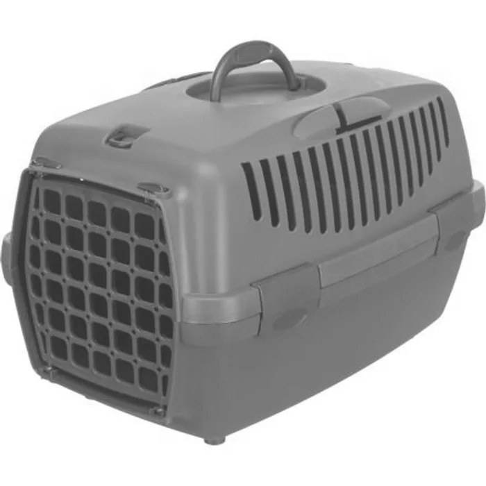Hauptproduktbild Transportní box CAPRI I, XS: 32x31x48cm (max. 6kg) - tmavošedá/petrolejová