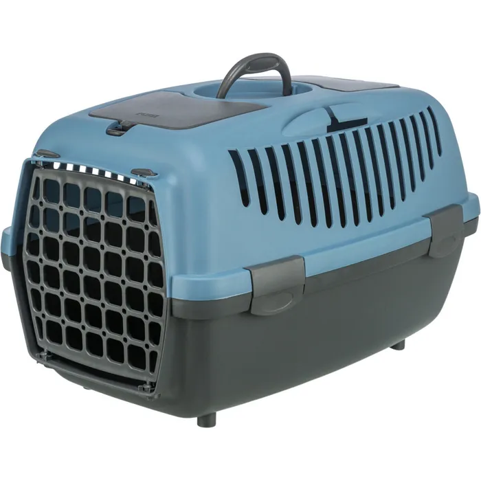 Hauptproduktbild Transportní box CAPRI II, XS-S: 37x34x55cm (max. 8kg) - světle šedá/modrá