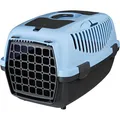 Transportbox CAPRI II, XS-S: 37x34x55cm (max. 8kg) - hellgrau/blau