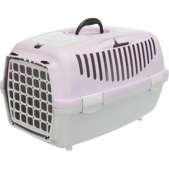 Hauptproduktbild Transportní box CAPRI II, XS-S: 37x34x55cm (max. 8kg) - světle šedá/světlá lila